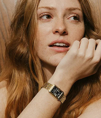 Fossil ES5434 Reloj Raquel de tres agujas con fecha dorada en acero inoxidable