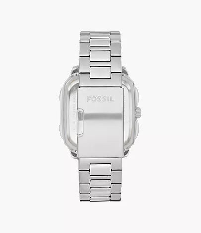 Fosil FS5933 Reloj de acero inoxidable con fecha de tres agujas