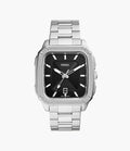 Fosil FS5933 Reloj de acero inoxidable con fecha de tres agujas